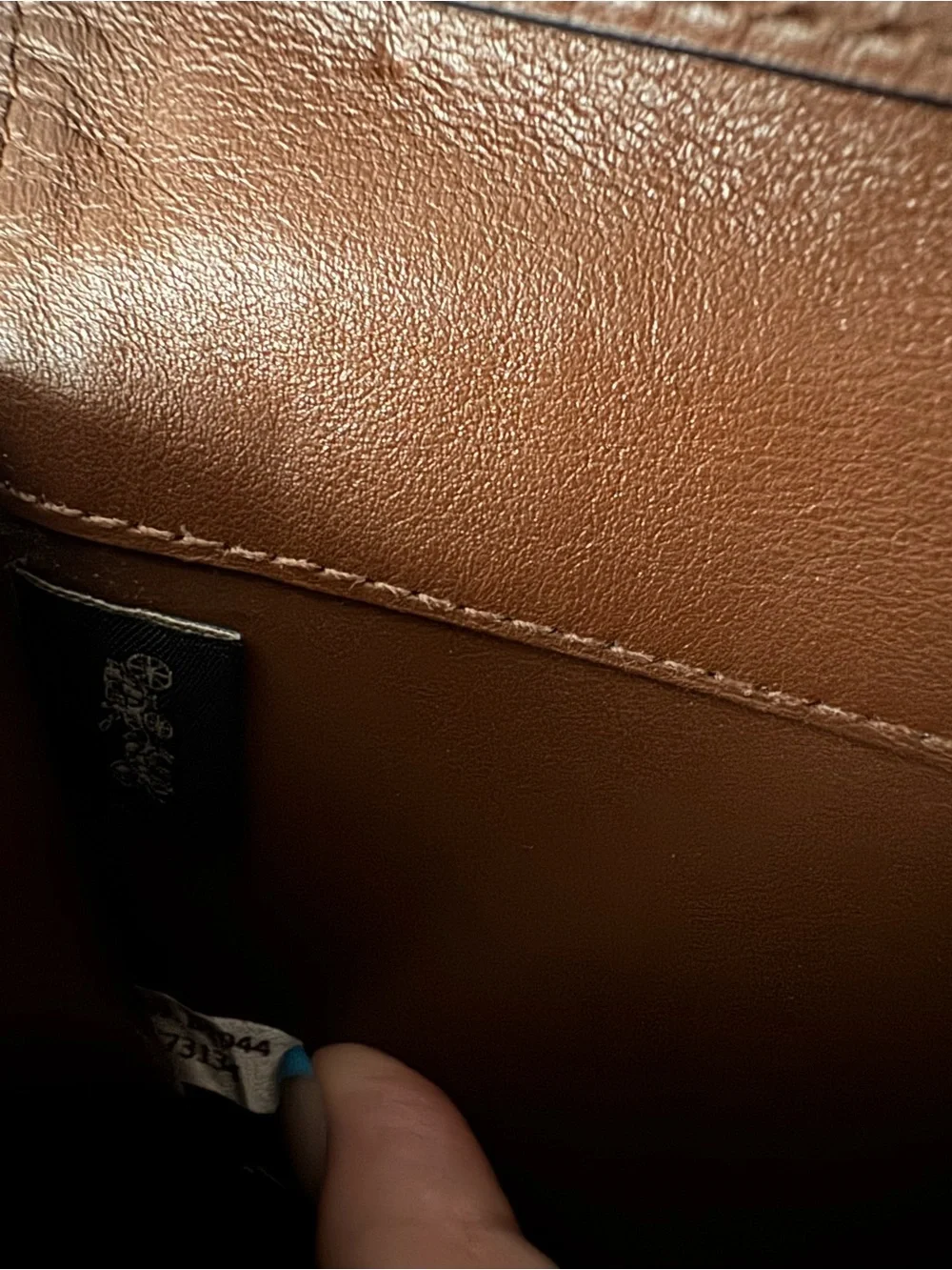 Coach croc embossed